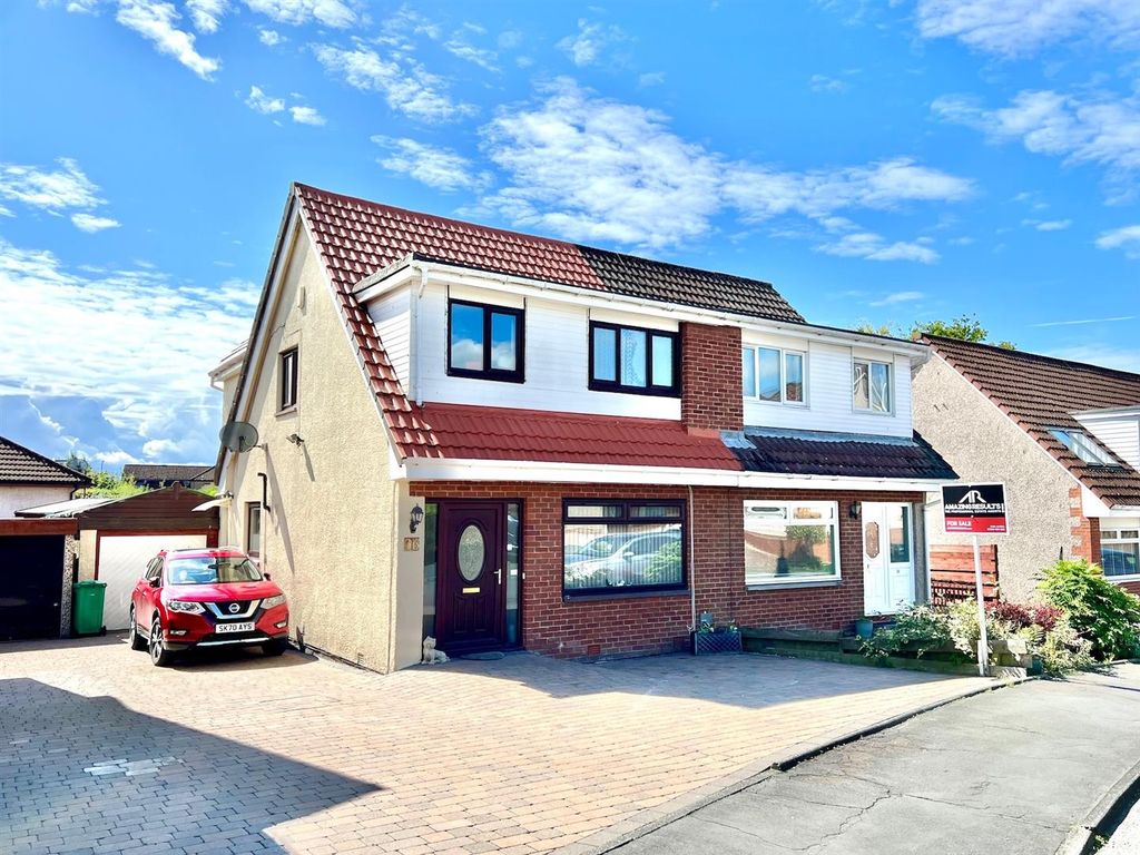 3 bed semi-detached house for sale in Northbank Road, Cairneyhill, Dunfermline KY12, £195,000