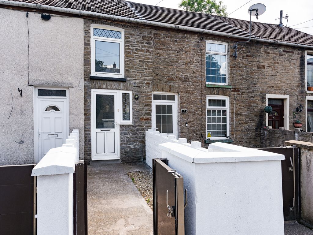 1 bed terraced house for sale in Sion Street, Pontypridd CF37, £95,000