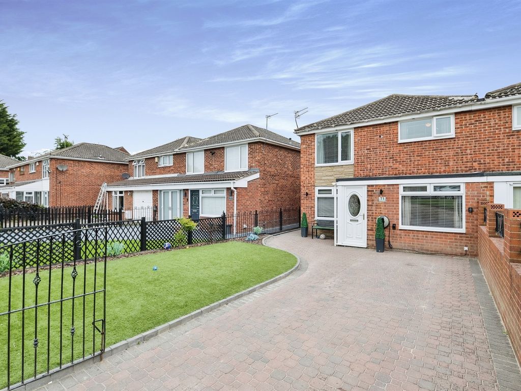 3 bed semi-detached house for sale in Sheraton Park, Stockton-On-Tees TS19, £160,000