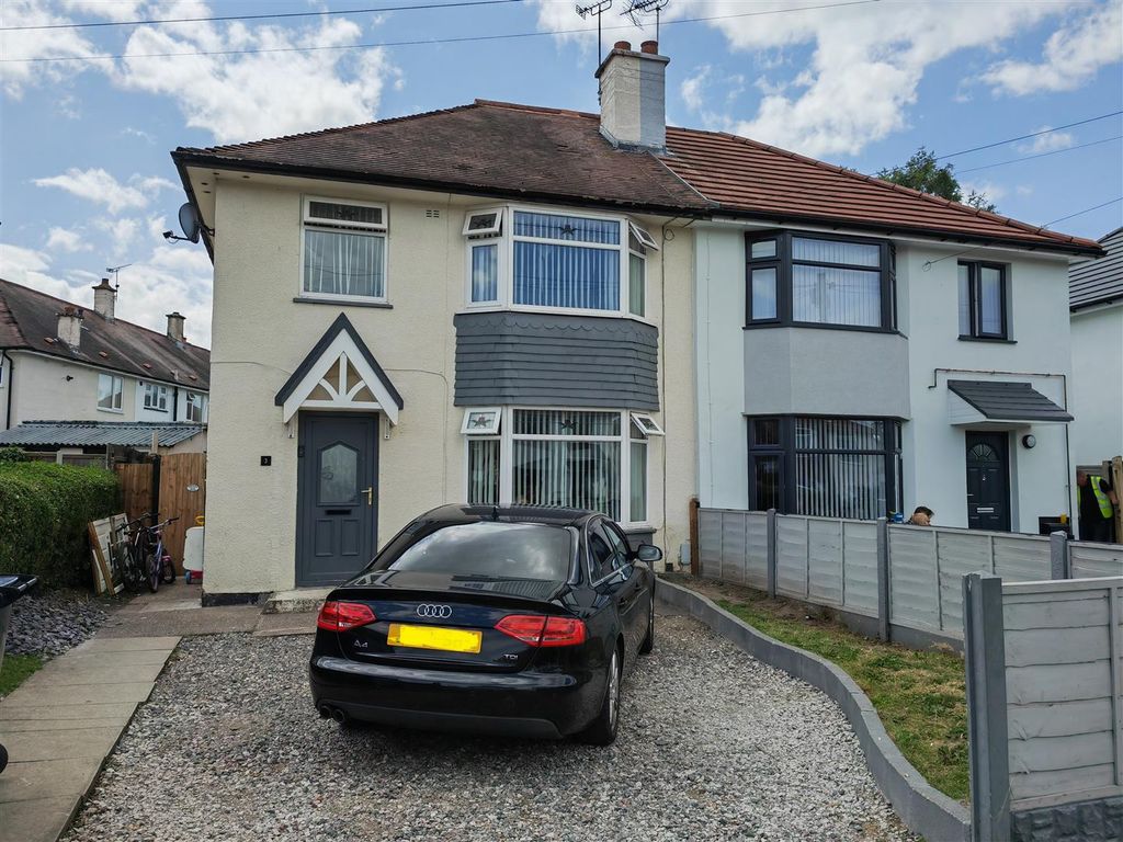 3 bed semi-detached house for sale in Ash Road, Crewe CW1, £135,000