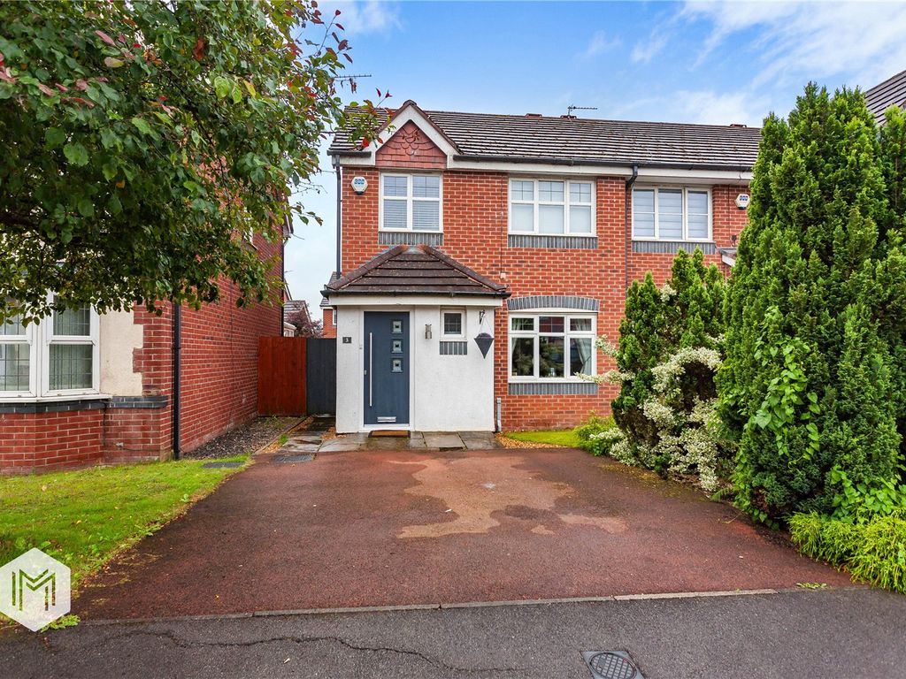 3 bed semi-detached house for sale in Astbury Close, Bury, Greater Manchester BL9, £240,000