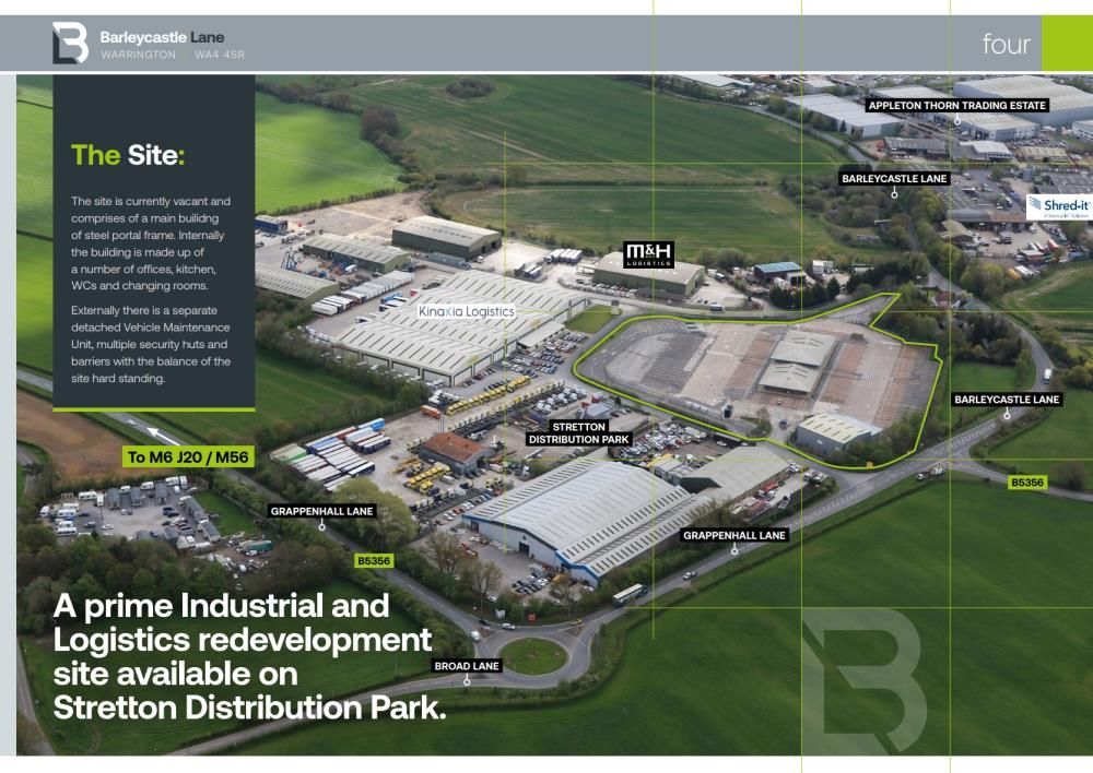 Industrial for sale in Barleycastle Lane, Stretton Distribution Park, Warrington WA4, £3,000