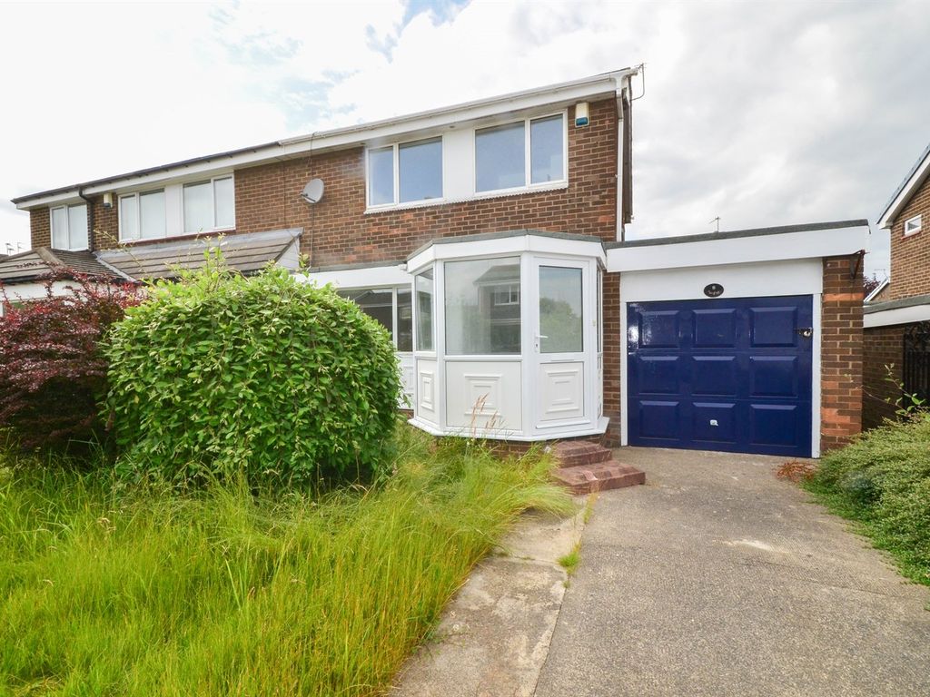 3 bed semi-detached house for sale in Merrington Close, Sunderland SR3, £124,000