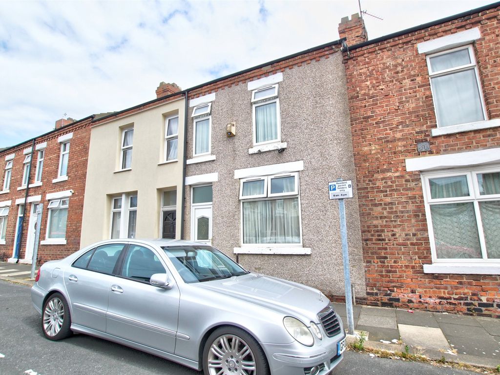2 bed terraced house for sale in Borough Road, Darlington DL1, £52,000