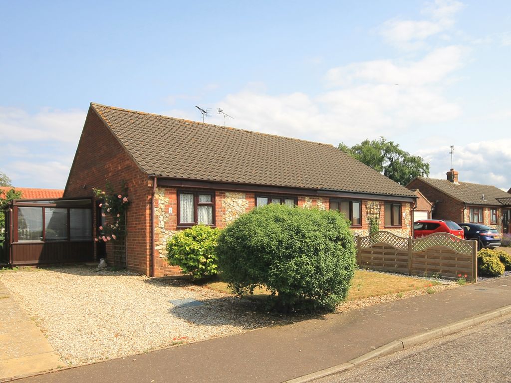 2 bed semi-detached bungalow for sale in Heath Rise, Syderstone, King's Lynn PE31, £210,000