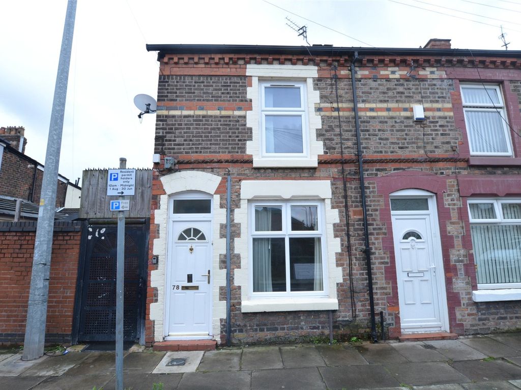 1 bed end terrace house for sale in Lind Street, Liverpool, Merseyside L4, £60,000