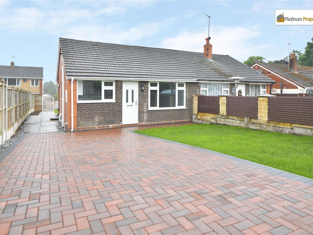 2 bed semi-detached bungalow for sale in Derwent Drive, Cheadle ST10, £195,950
