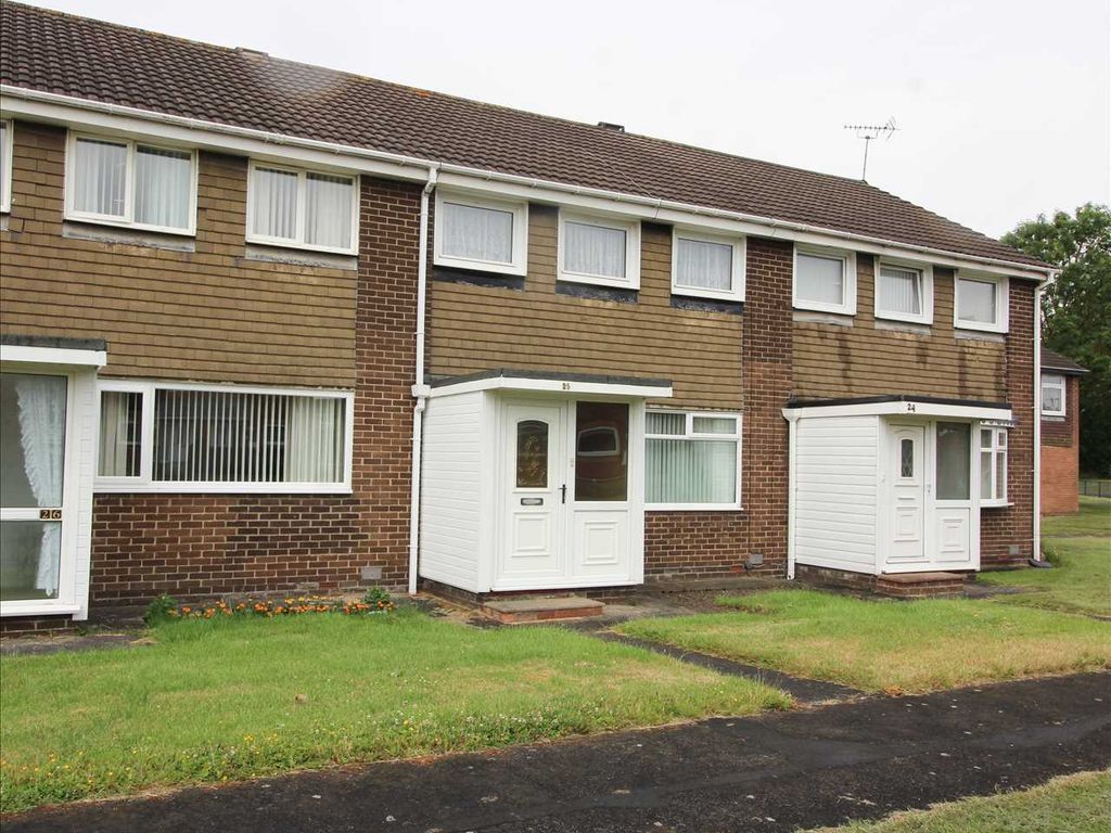 3 bed terraced house for sale in Sams Court, Dudley, Cramlington NE23, £115,000
