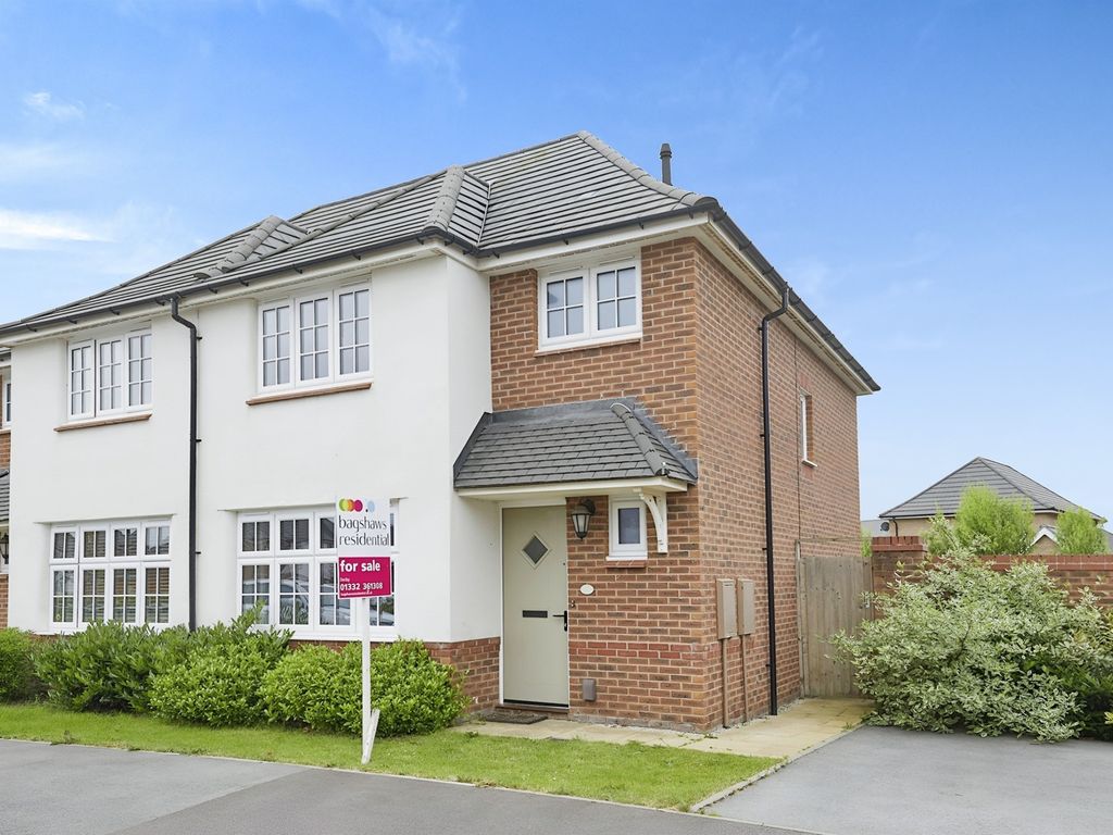 3 bed semi-detached house for sale in Friday Lane, Breadsall, Derby DE21, £270,000