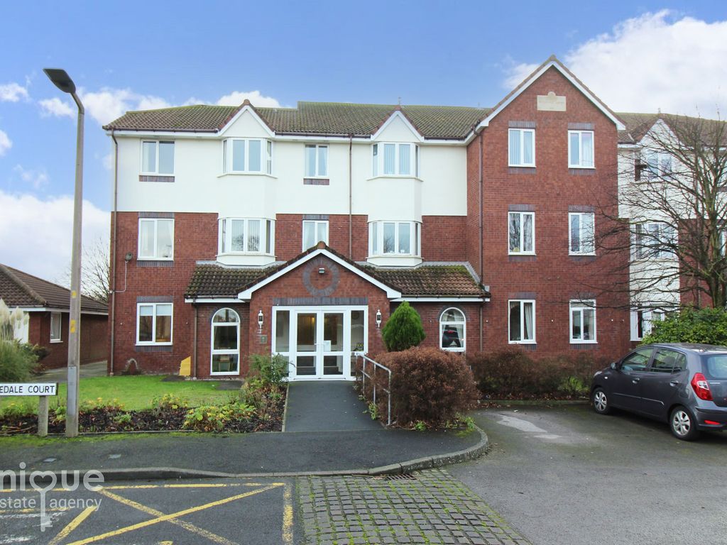 2 bed flat for sale in Wyredale Court, Harrow Avenue, Fleetwood FY7, £68,500