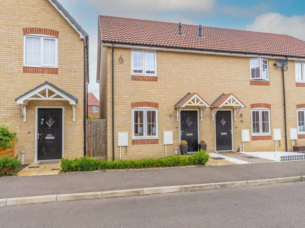 2 bed terraced house for sale in Willow Court, Cowbit PE12, £180,000