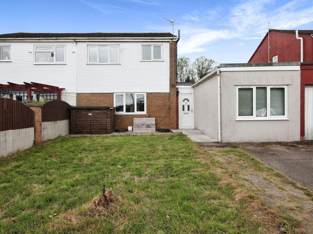 3 bed semi-detached house for sale in Lewis Drive, Caerphilly CF83, £217,500