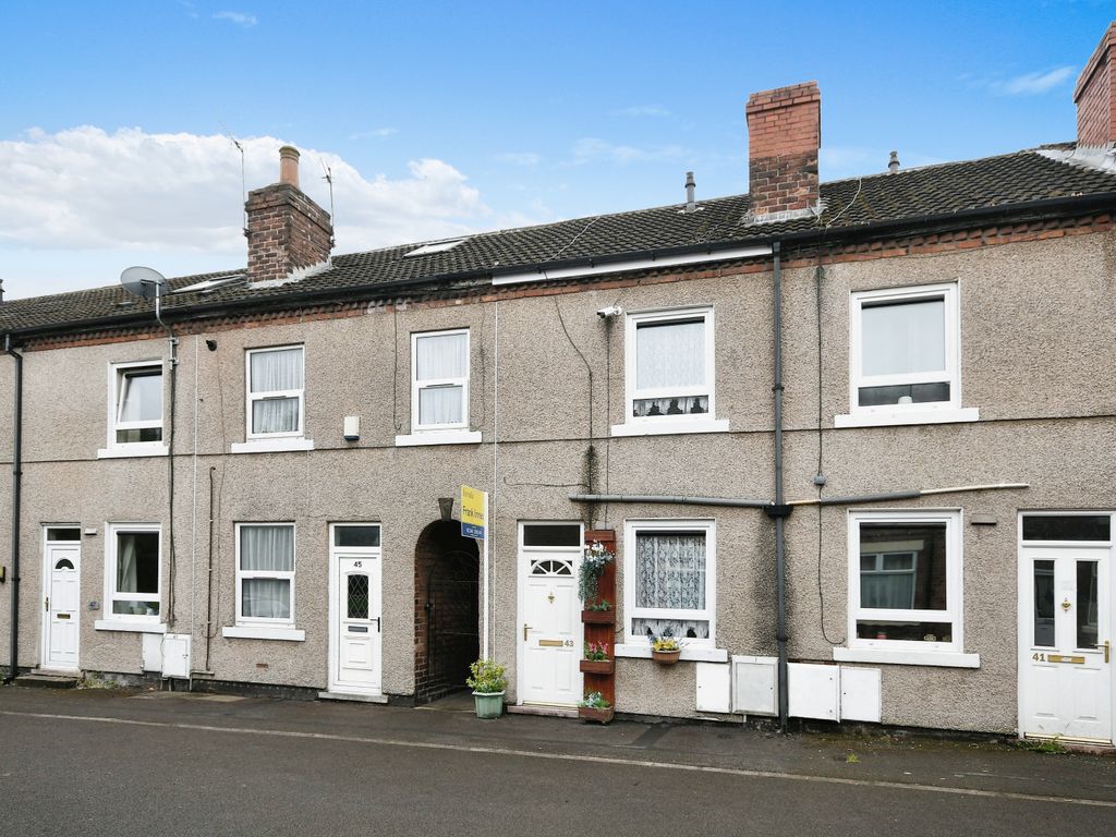2 bed terraced house for sale in The Square, Danesmoor, Chesterfield, Derbyshire S45, £120,000