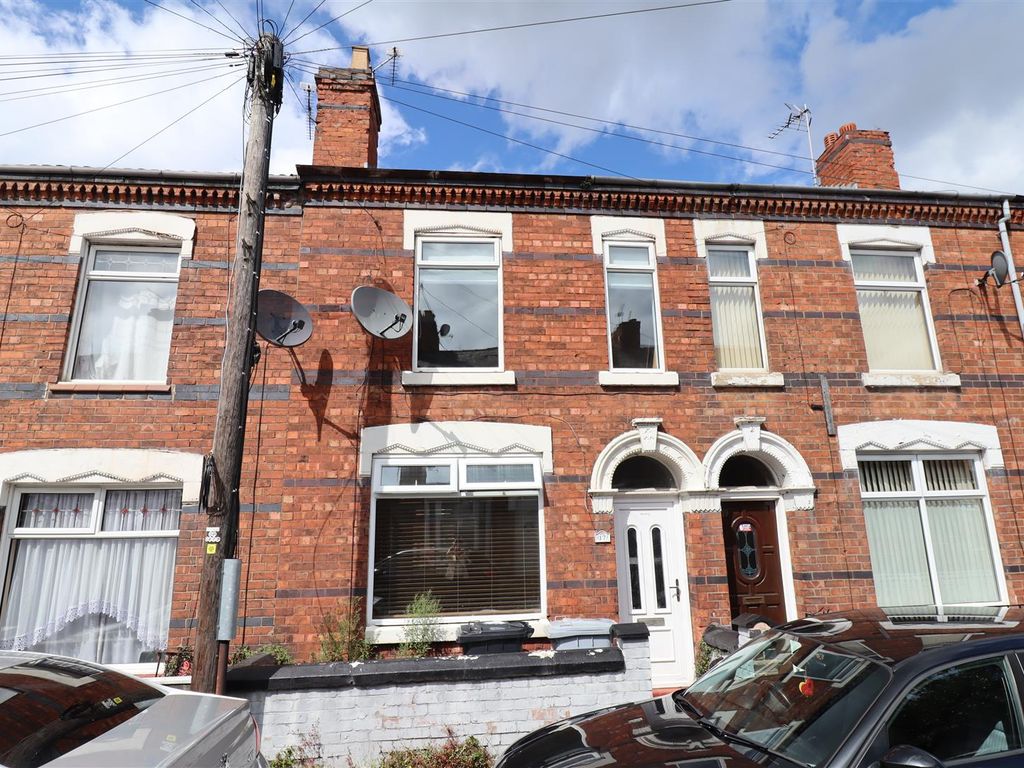 2 bed terraced house for sale in Elizabeth Street, Crewe CW1, £100,000