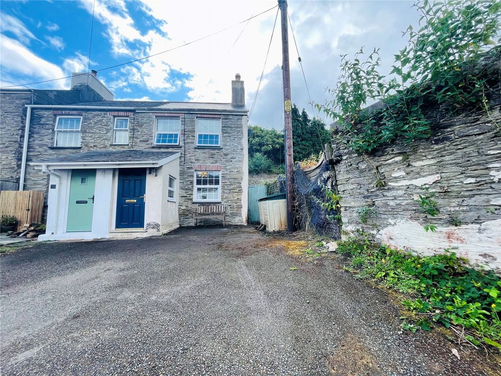 2 bed end terrace house for sale in Halfway Cottage, Polbathic, Cornwall PL11, £185,000