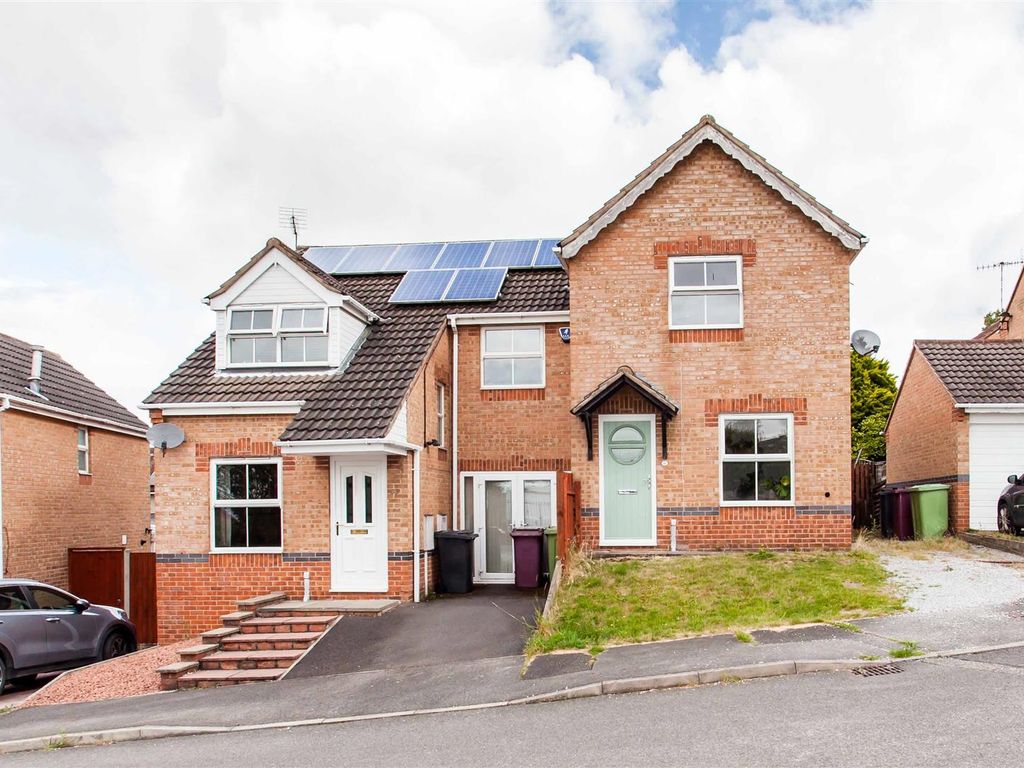 2 bed semi-detached house for sale in Nursery Drive, Bolsover, Chesterfield S44, £139,950