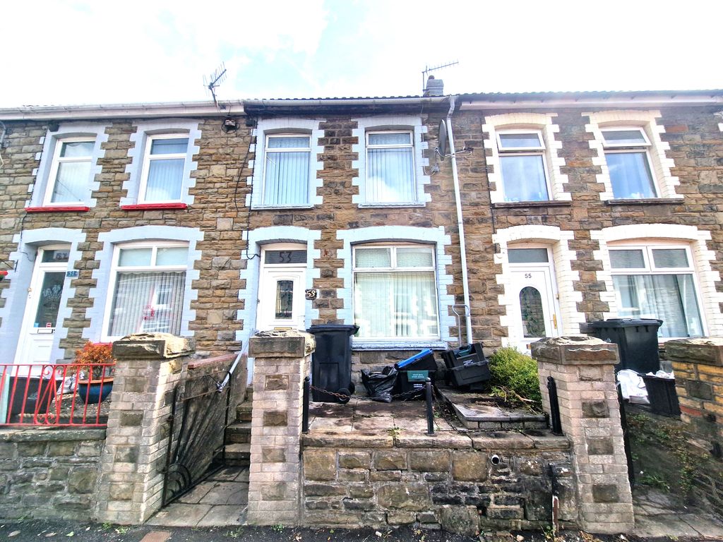 2 bed terraced house for sale in Princess Street, Abertillery NP13, £60,000