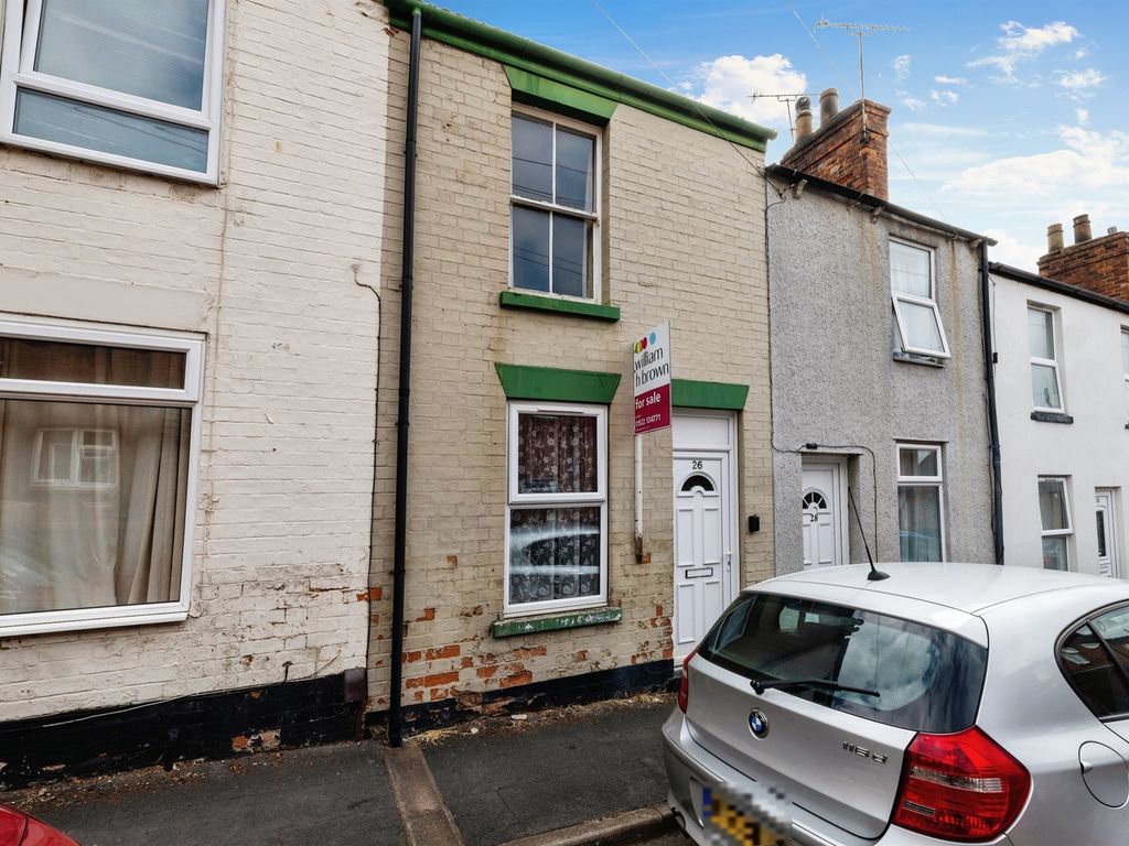 2 bed terraced house for sale in John Street, Lincoln LN2, £90,000