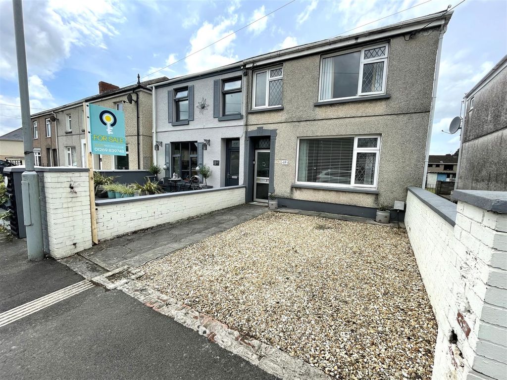 3 bed semi-detached house for sale in Glynhir Road, Pontarddulais, Swansea SA4, £144,995