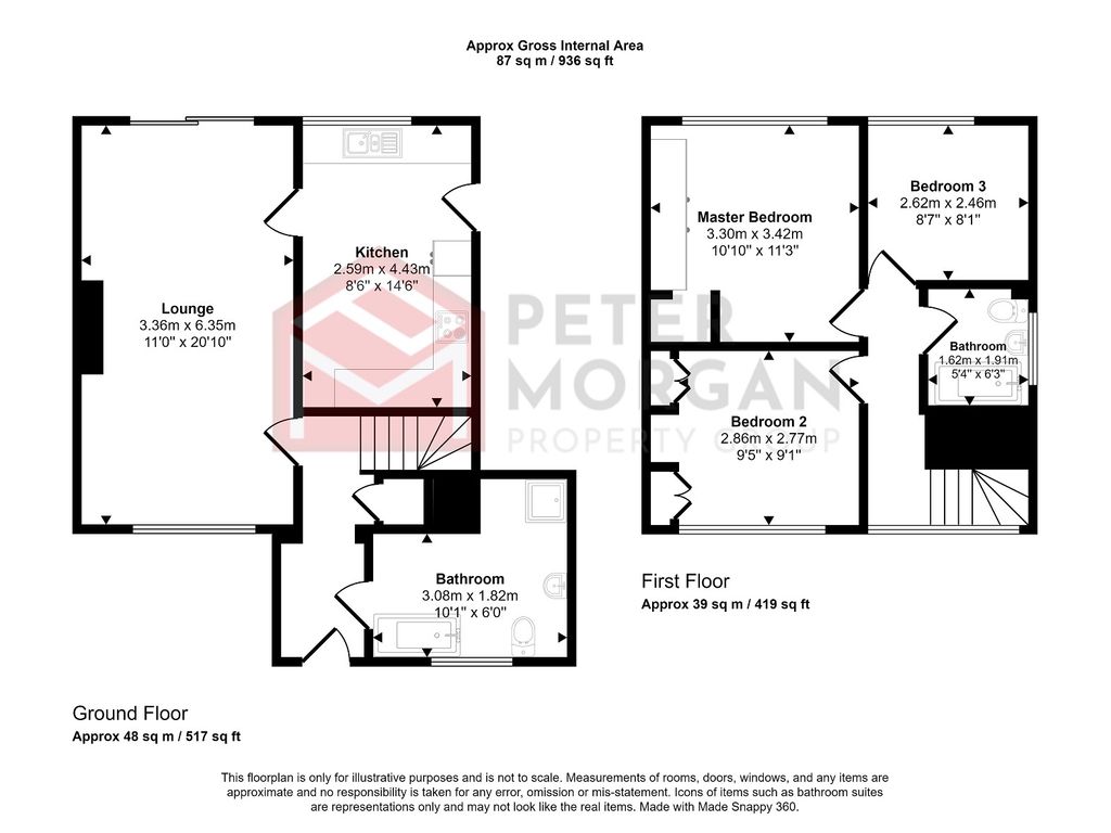 3 bed semi-detached house for sale in Park View, Maesteg, Bridgend. CF34, £235,000