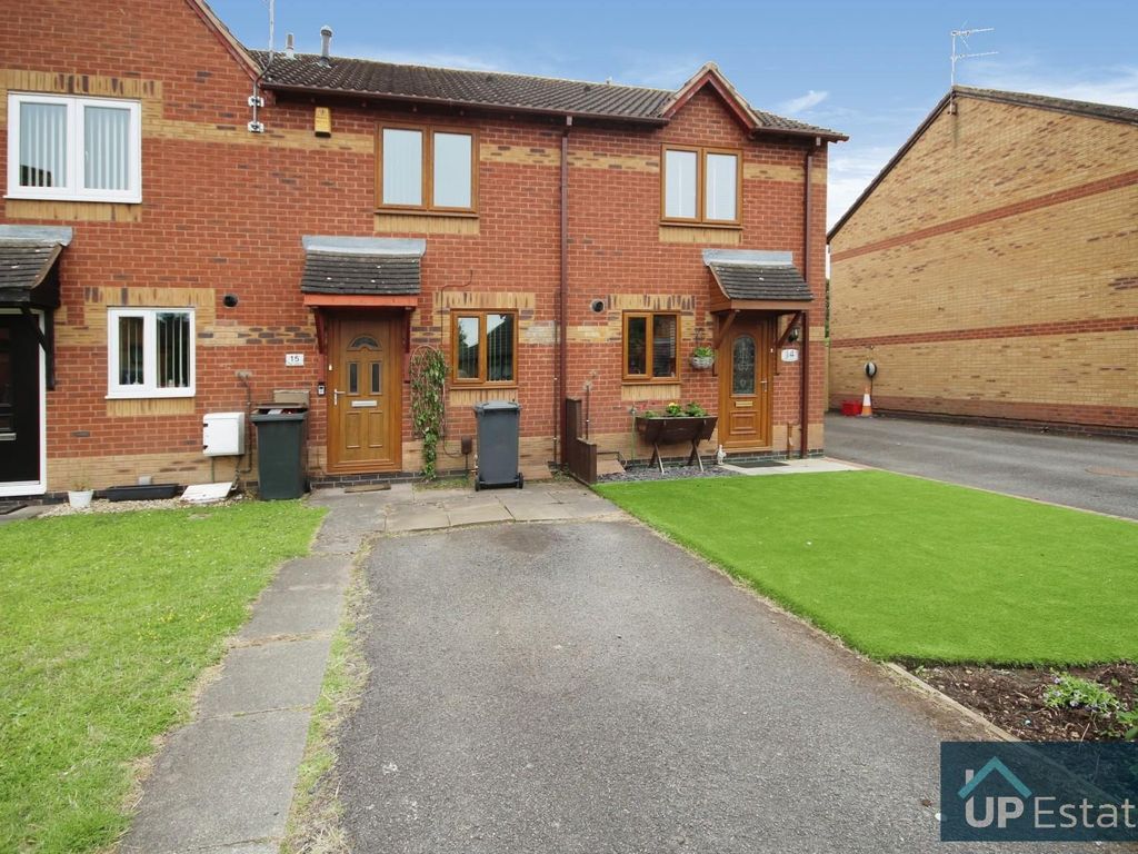 2 bed terraced house for sale in The Lawns, Bedworth CV12, £190,000