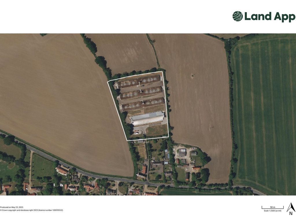 Land for sale in Overbridge Farm, Winfarthing, Diss, Norfolk IP22, £300,000