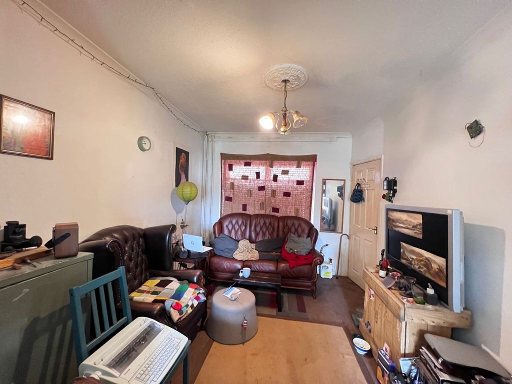 2 bed terraced house for sale in Market Street, Tredegar NP22, £70,000