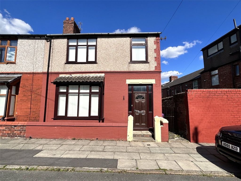 3 bed end terrace house for sale in Broomfield Road, Liverpool, Merseyside L9, £115,000