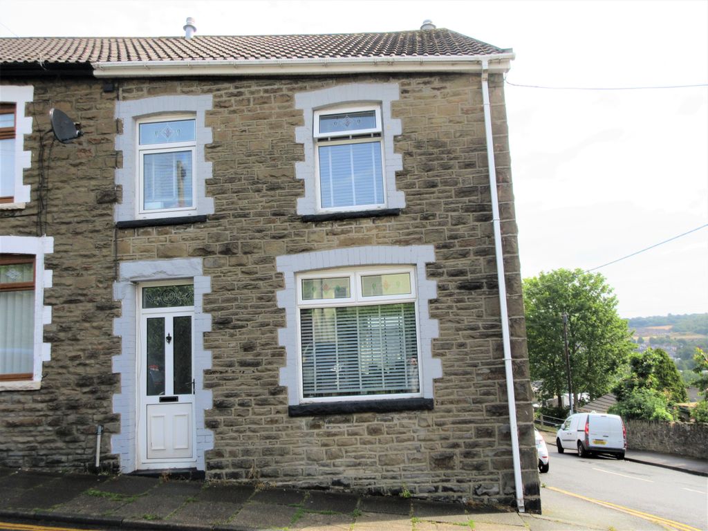 2 bed end terrace house for sale in St. Gwladys Avenue, Bargoed CF81, £105,000