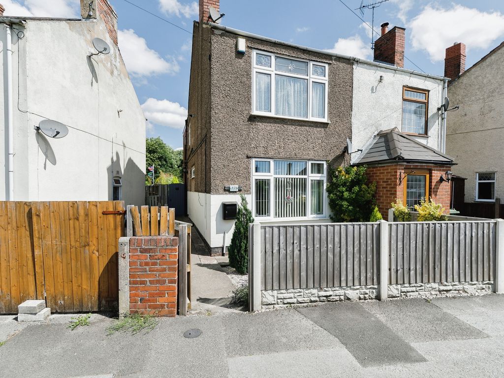 2 bed semi-detached house for sale in Sleetmoor Lane, Somercotes, Alfreton DE55, £148,000