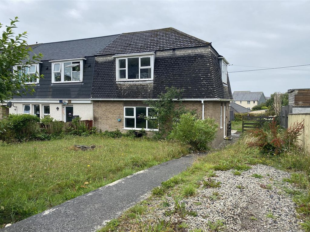 3 bed semi-detached house for sale in Chegwyns, Foxhole, St. Austell PL26, £150,000