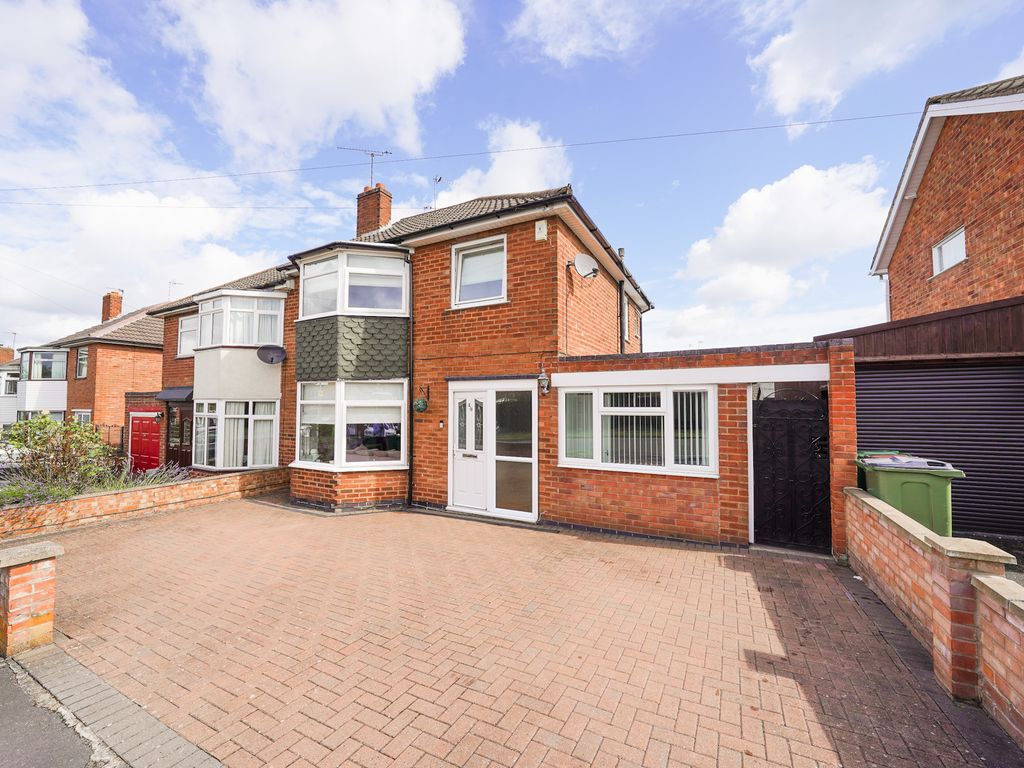 3 bed semi-detached house for sale in Dorset Avenue, Glenfield, Leicester LE3, £300,000