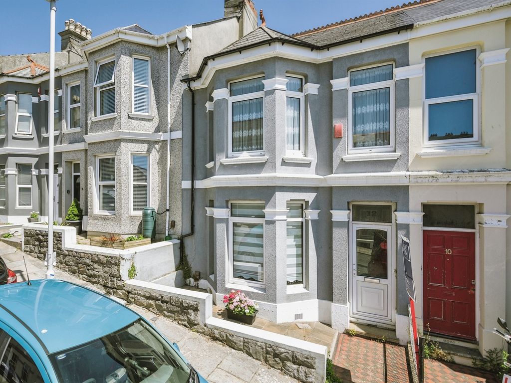 3 bed terraced house for sale in Cranbourne Avenue, St Jude's, Plymouth PL4, £250,000