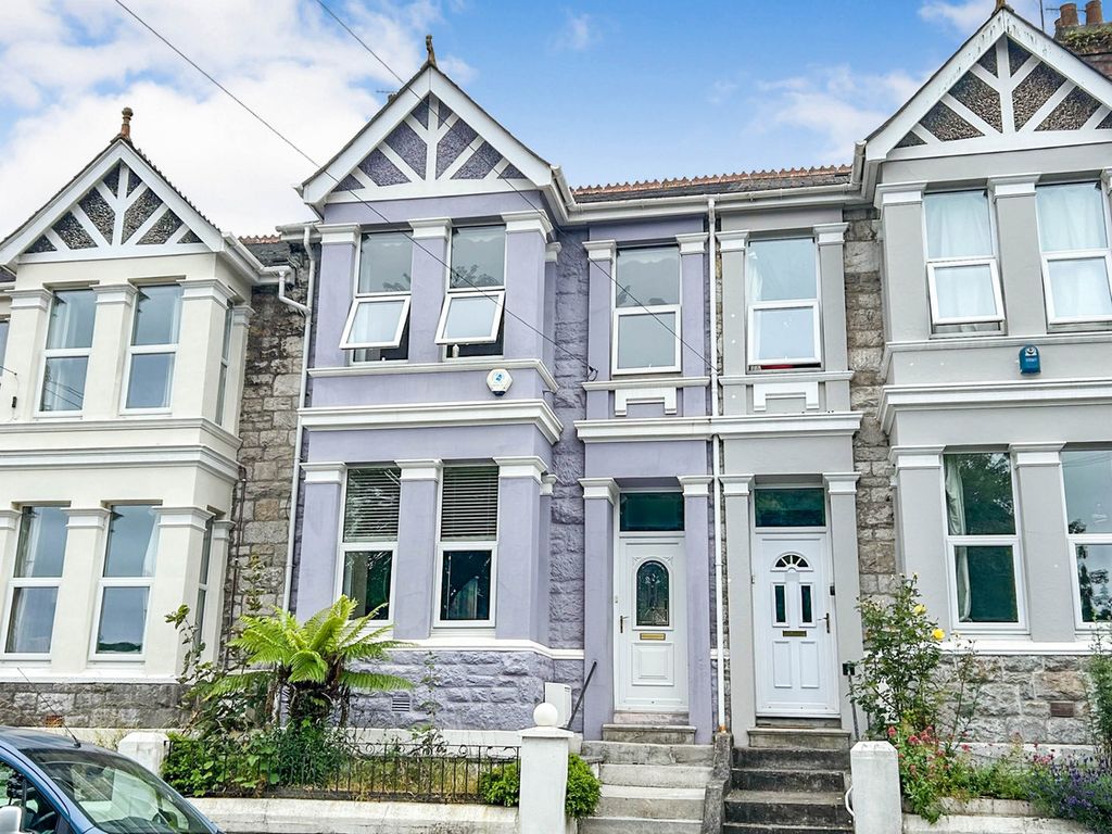 2 bed terraced house for sale in Bernice Terrace, Plymouth PL4, £200,000