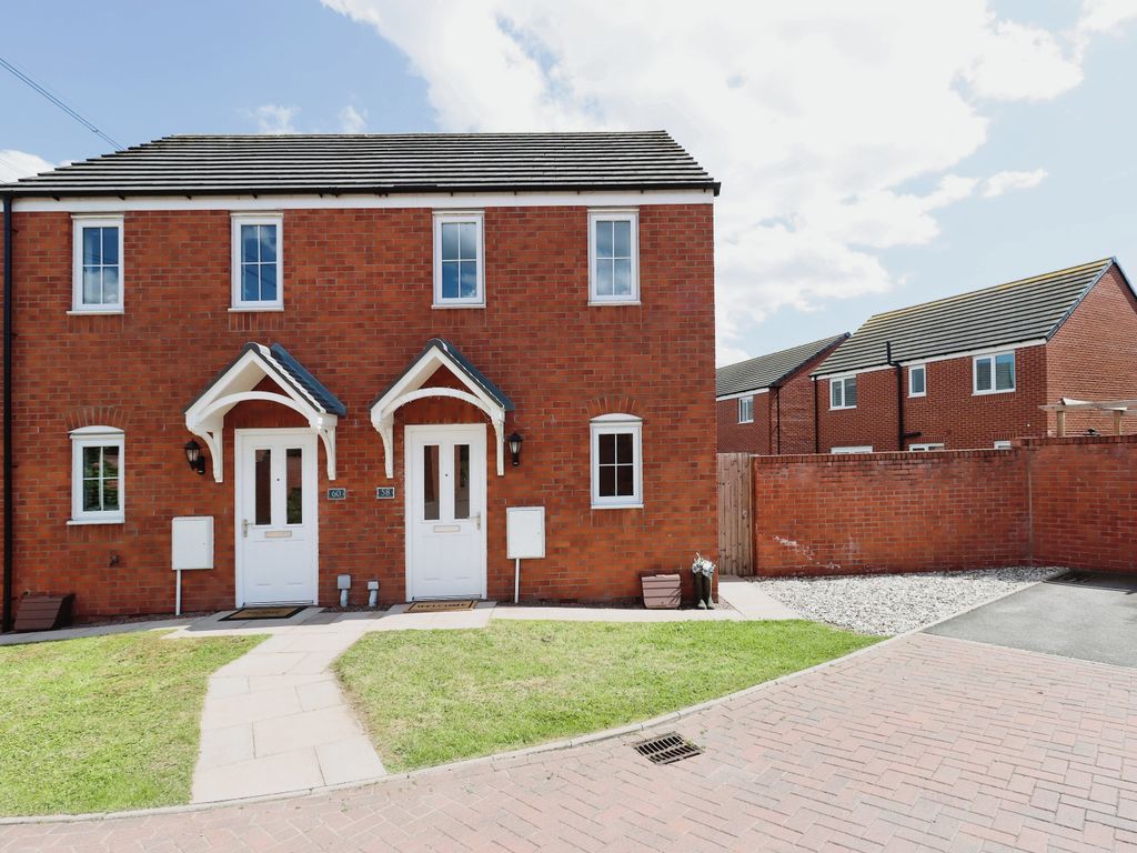 2 bed semi-detached house for sale in Broadhead Drive, Shrewsbury SY1, £195,000