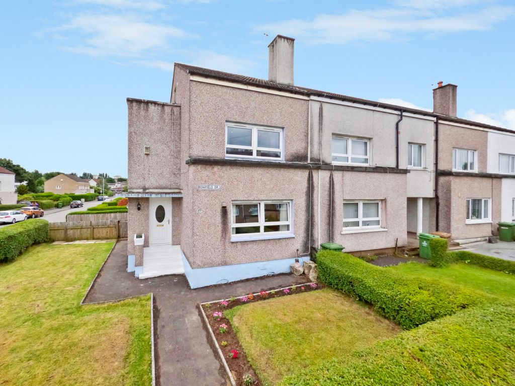 2 bed end terrace house for sale in Bowfield Drive, Glasgow G52, £129,995