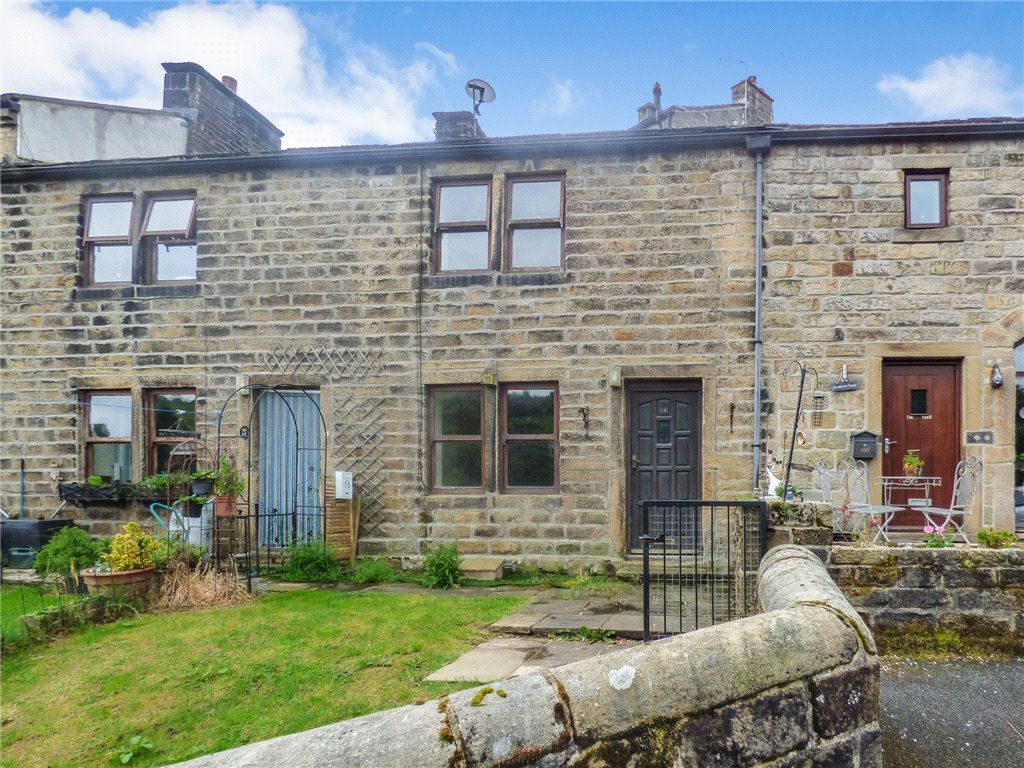 2 bed terraced house for sale in Lumbfoot, Stanbury, Keighley, West Yorkshire BD22, £145,000