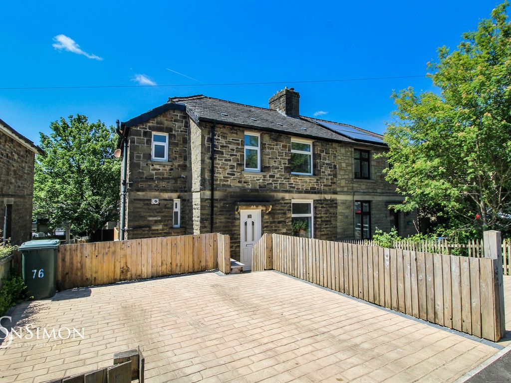 3 bed semi-detached house for sale in Fairfield Avenue, Waterfoot, Rossendale BB4, £189,995