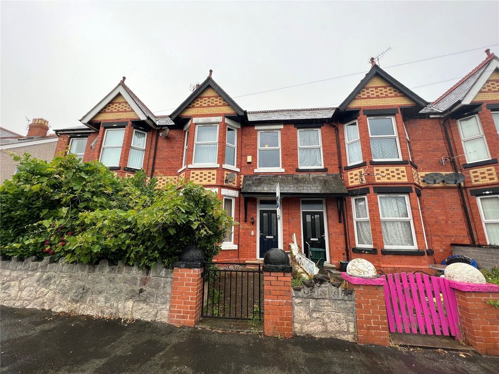 4 bed terraced house for sale in Trevor Road, Bae Colwyn, Trevor Road, Colwyn Bay LL29, £240,000