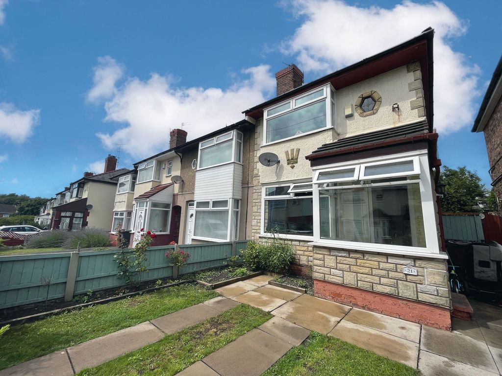 3 bed end terrace house for sale in Alton Avenue, Litherland L21, £145,000