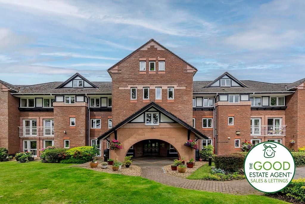 1 bed flat for sale in Queen Anne Court, Wilmslow SK9, £109,950