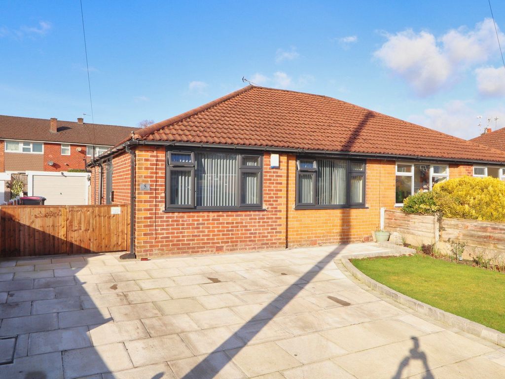 2 bed semi-detached bungalow for sale in Marlow Drive, Irlam M44, £235,000