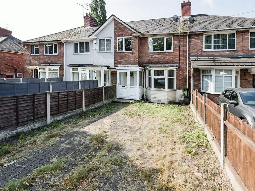 3 bed terraced house for sale in Kings Road, Kingstanding, Birmingham B44, £140,000