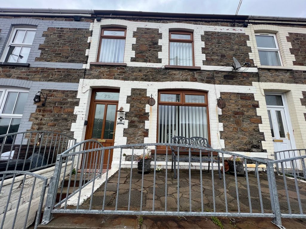3 bed terraced house for sale in Gethin Terrace Porth -, Porth CF39, £129,950