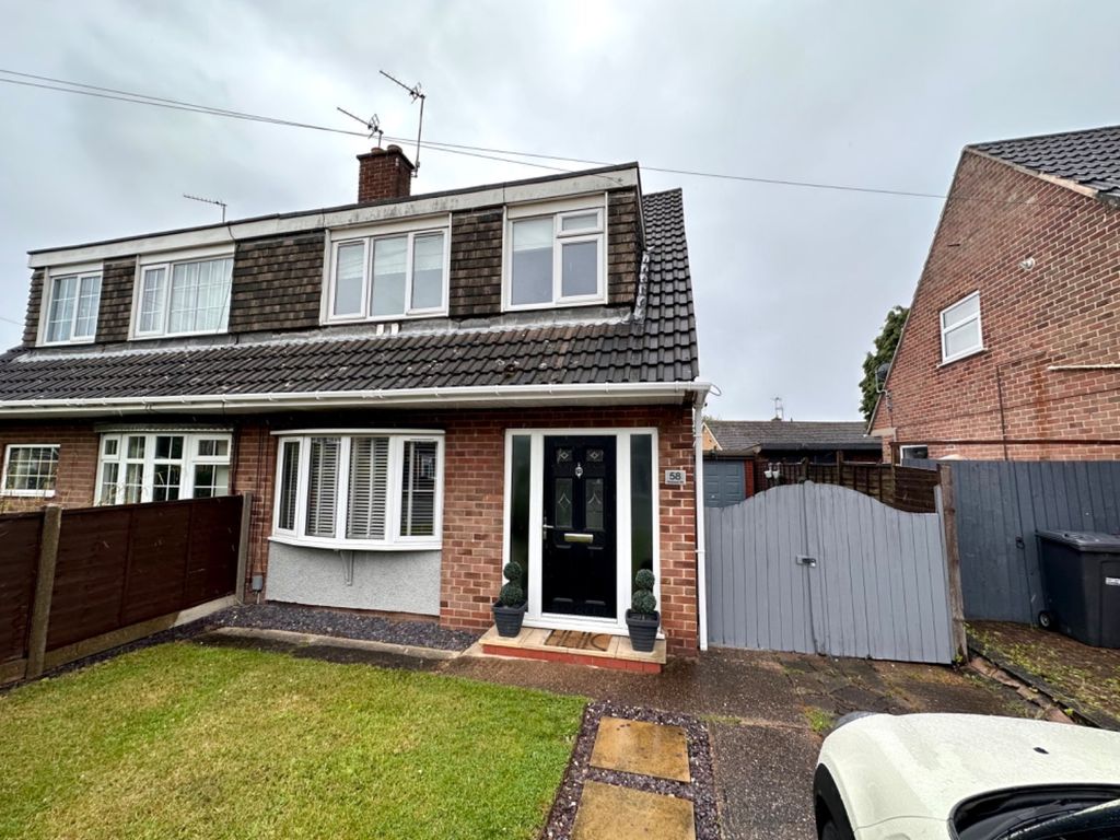 3 bed semi-detached house for sale in Delamere Road, Bedworth CV12, £240,000