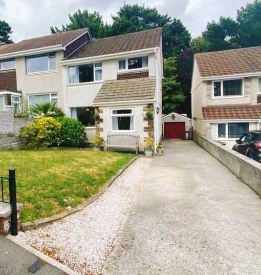 3 bed semi-detached house for sale in Long Down Gardens, Plymouth PL6, £325,000