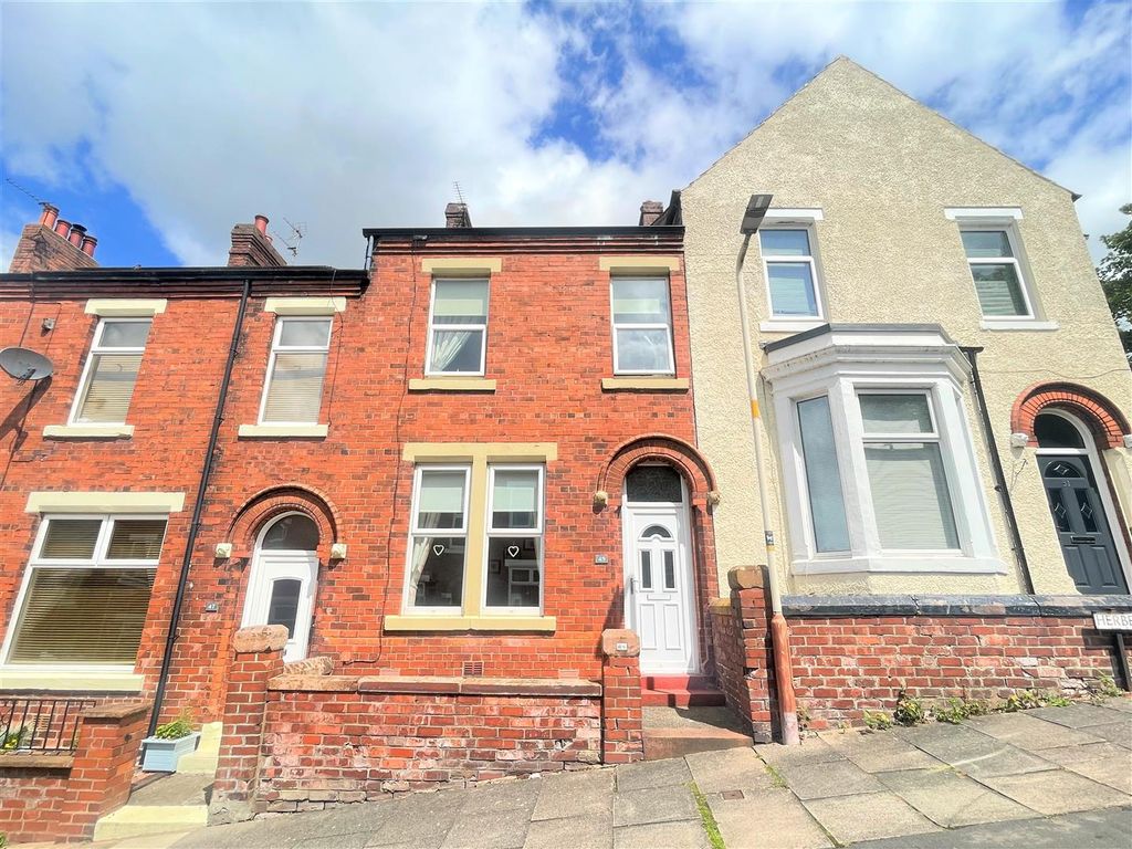 2 bed terraced house for sale in Herbert Street, Carlisle CA1, £110,000
