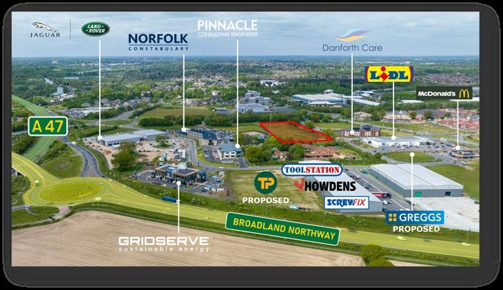 Land for sale in Plot 11, Broadland Gate, Norwich, Norfolk NR13, Non quoting