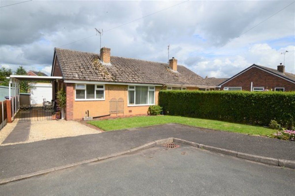 2 bed semi-detached bungalow for sale in Cypress Close, Market Drayton TF9, £194,950