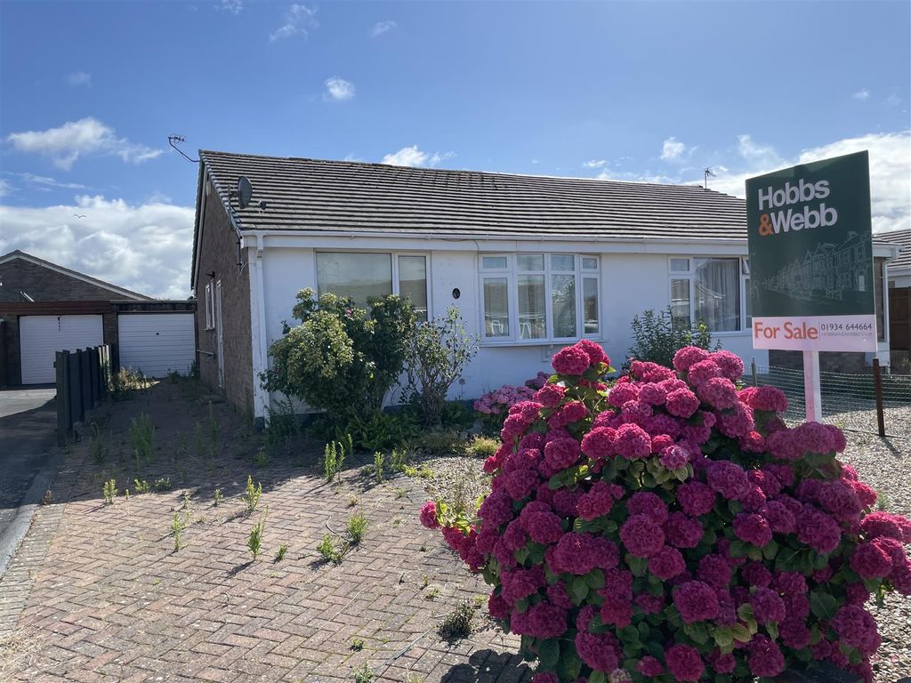 2 bed semi-detached bungalow for sale in Lapwing Gardens, Weston-Super-Mare BS22, £240,000